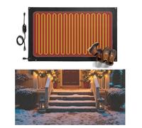 Heated Outdoor Mat New Model Waterproof Anti Slip Design,with Power Cord Snow Melting Mats for Stairs Trusted Snow and Ice Melting Mats,for Stairs Doorways Staircases,22x40in
