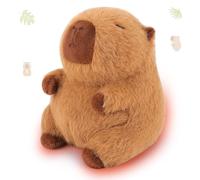 Heated Pad for Back Pain Microwave Heating Pad Plush for Pain Relief Weighted Animal Capybara 2lbs Heating Pads for Neck Shoulder Cramps & Period Pain Relief Cuddle Heated Pad Moist Heat Pad (Brown)