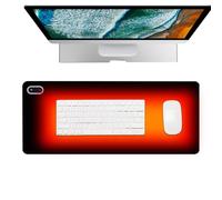 Heated Pad for Office | PU Heated Desk Mat | 31.5x12.99 Inch Large Touch Control Pad for Home - Hand Heating Pad, Pad
