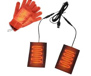 Heated Pads for Gloves,Heating Pad for Gloves | 5V USB Heating Pad 2 in 1 Electric Pad Winter Cushion USB for