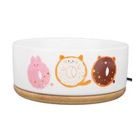 Heated Pet Bowl, Automatic Heating Ceramic Waterer for Dog Cat, Designed for Pet Safety and Comfort, This Thermostatic Bowl Keeps Water Warm, Comes with the Simple, Easy to Clean