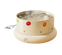 Heated Pet Bowl | Quiet Thermal Anti-Slip Large Capacity Water Heater - Pet Drinker Heating Dish,for Home Apartment Living Room Balcony Porch