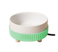 Heated Pet Bowl, Sir Mostat Cat Heating Bowl | Low Consumption Cat Fountain, Ceramic Heated Animal Drink Cat Dog Puppy, Pet Bowl with Heated Pet Bowl Ensure Pet Happiness, Constant Temperature of 30