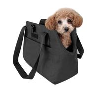 Heated Pet Carrier - PU Oxford Cotton 14.96 Inch | Cat Travel Carrier with Heating Pad | USB Thermal Backpack | Adjustable, Washable Dog Shoulder Bag for Pets Under 10 kg, Re