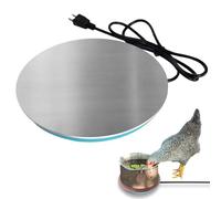 Heated Poultry Drinker Base - Electric Cable, Drinking Warmer for Chickens, Base with Anti-scald Protection | Cold Season Accessories for Hydration of Livestock and