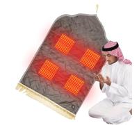 Heated Prayer Mat, Quick Warming and Protection for the Knees, Electric Heated Prayer Mat, for Yoga, Meditation, Garden, Car Seat, Sofa, Seniors, Adults, Men, Women
