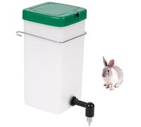 Heated Rabbit Water Bottle, 1L No Drip USB Powered Automatic Drinking Equipment - Heated Water Bottle for Rabbits, Hamster, Guinea Pigs, Birds in Winter
