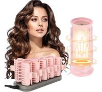 Heated Rollers for Short Hair, 10pcs Hot Roller Heated Rollers for Medium Length and Long Hair, Electric Curlers with Clips for Hairdresser Salon/Barber or Home Use DIY Styling Tools