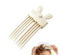 Heated Root Volumising Comb - Temperature Hair Lift Styling Tool | Rechargeable Portable Hair Crimper for Fine Thick Hair | Compact Volume Styler | for Girls Women