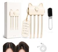 Heated Root Volumizer Clip, Wireless Heated Volumizing Root Lift Clip (A) | Root Lifter Comb with 2 Heat Settings, Hair Volume Clip for Flat Fine Hair, Type-C Rechargeable, Wireless and Portable