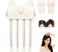 Heated Root Volumizer Clip, Wireless Heated Volumizing Root Lift Clip, Root Lifter Comb with 2 Heat Settings, Root Volumizer Clips with Heated, Fine Flat Hair Styling, Quick Volume Touch-Ups ，B