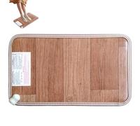 Heated Rug, Heated Floor Mat 12x20 Inch Timed ＆ Temperature Control Foot Warmer Under Desk Non Slip Rug for Home, Office, Foot Warmer Under Desk