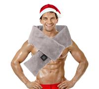 Heated Scarf Electric Heat Scarves with Heating Pad Electric Winter Heated Neck Scarf, Heating Carbon Fiber Double Sided Weighted Heating Pad for Neck