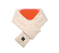 Heated Scarf, Heated Neck Warmer for Pain, Neck and Shoulder Heat Pad, Rechargeable Heat Scarf with 3 Heat Settings, Winter Keep Warm, No Battery (01-Beige)
