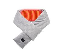 Heated Scarf, Heated Neck Warmer for Pain, Neck and Shoulder Heat Pad, Rechargeable Heat Scarf with 3 Heat Settings, Winter Keep Warm, No Battery (01-Gray)