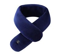 Heated Scarf, Heated Neck Warmer for Pain, Neck and Shoulder Heat Pad, Rechargeable Heat Scarf with 3 Heat Settings, Winter Keep Warm, No Battery (02-Blue)
