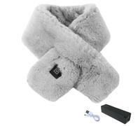 Heated Scarf, Heated Scarf for Women, Soft Electric Scarf with 3 Settings Electric Fast Heating 88cm, USB Warm Birthday Scarf