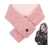 Heated Scarf Men, Rechargeable Heated Scarf, Neck Heater Scarf, Heating Neck Brace with Rechargeable Heated Featuring Three Temperature Settings for Keeping Warm in Cold Weathers