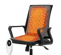 Heated Seat Cushion, 45x90cm Heated Seat Cover with 9 Adjustable Temperature Levels, Intelligent Timed Power Off, Anti Slip Elastic Fixing, Office Chair Warmer for Back, Lumbar, Hip, Thigh