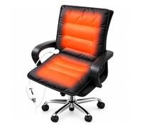 Heated seat Cushion,90x45cm Heated Chair pad,9 AdjustableTemperature Levels | Backrest integrated,Intelligent Timed Power Off, Anti Slip Elastic Fixing, suitable for office, outdoor and camping use