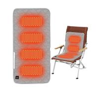 Heated Seat Cushion Chair Heating Mat USB Rechargeable, Large Heated Area Seat Cover Therapy Heating Pad, for Chair, Sofa, Couch, Camping, Traveling(Grey)