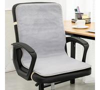 Heated Seat Cushion for Hips, Portable Heated Seat for Office Chair, Adjustable Temperature and Timing, Warm Seat Cushion for Home Office(Gray,45x90cm/18x35in)