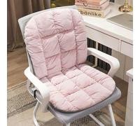 Heated Seat Cushion for Office Chair, 4 Timer Setting & 9 Temperature Settings, Fast Heat Machine Washable Heating Pad for Winter Comfort and Back Pain Relief(Pink,A)