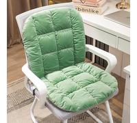 Heated Seat Cushion for Office Chair, 4 Timer Setting & 9 Temperature Settings, Fast Heat Machine Washable Heating Pad for Winter Comfort and Back Pain Relief(Green,A)