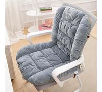 Heated Seat Cushion for Office Chair, 4 Timer Setting & 9 Temperature Settings, Fast Heat Machine Washable Heating Pad for Winter Comfort and Back Pain Relief(Grey 1,B)