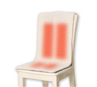 Heated Seat Cushion for Office Chair, 5-Speed Timed and 5-Speed Temperature Settings, Fast Heating, Machine Washable Suitable for The Back and Shoulders(Pink)