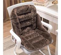 Heated Seat Cushion for Office Chair, Comfortable Heating Pad, Smart Heated Blanket Seat Pad for Back Neck Shoulder Pain Relief(Brown)