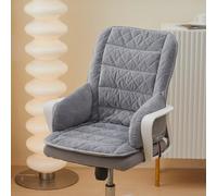 Heated Seat Cushion for Office Chair, USB Heated Seat Pad, 3-Temperature & Timer, Office Chair Pad for Back Waist HIPS Thighs Home Office Use (Smoky Grey)