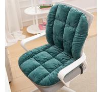 Heated Seat Cushion for Office Chair, USB Heated Seat Pad, 3-Temperature & Timer, Office Chair Pad for Back Waist HIPS Thighs Home Office Use (Dark Green)