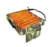 Heated Seat Cushion - Oxford Cloth Cotton Heating Pads 40x32x7cm | Camouflage Heated Hunting Seat Cushion Stadium Outdoor Camping Mat | Warm Portable Winter Seatt Pad for Fishing Hunting and Cold
