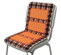 Heated Seat Cushion Plug-in Adjustable Mat Cold Winter Warmth | Heated Seat and Backrest Cushion for Living Room Apartment Study Men Women Adults Elderly Students