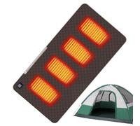 Heated Seat Cushion - Portable with 3 Settings USB Powered | Seat Heating Pad for Camping | Hip Waist Shoulder Back Mom Dad Home Office Stadium Gradin Hunting Fishing
