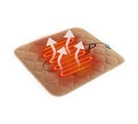 Heated Seat Cushion, Square Heating Pad with Auto Shut Off & Intelligence Temperature Controller, Heated Seat Covers for Home, Office Chair Outdoor Stadium Bleachers (Beige)