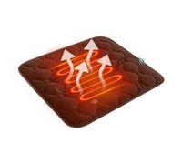 Heated Seat Cushion, Square Heating Pad with Auto Shut Off & Intelligence Temperature Controller, Heated Seat Covers for Home, Office Chair Outdoor Stadium Bleachers (Coffee)