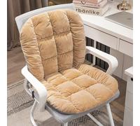 Heated Seat Cushion, Thick and Soft Warm Seat Cover in Winter, 4 Timer Setting & 9 Temperature Settings, Fast Heat Machine Washable Heating Pad(Camel,A)