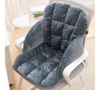 Heated Seat Cushion, Thick and Soft Warm Seat Cover in Winter, USB Heated 9 Temperature Settings - Portable Comfortable Warmer for Home Camping Garden(Grey 1)