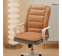 Heated Seat Cushion, USB Heated Seat Pad with 3 Temperature Levels, Soft & Warm Heated Chair Cover, Anti-Slip for Back Lumbar Hip Thigh for Office Chair Home(Khaki)