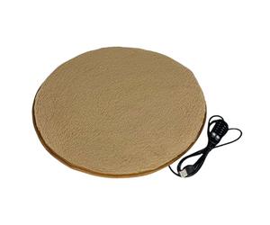Heated Seat Cushion - USB Warm Sitting Pad with 5 Level Control, Portable Pet Travel Heating Mat, Foldable Design, Easy Set Up