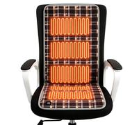 Heated Seat Cushion with Back Support - USB Thermal Warming Mat | Large 90x45cm Integrated Seat & Backrest, 4 Heating Zones, 3-Level Temperature Adjustment, Anti-Slip Silicone & Plush Fabric
