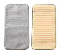 Heated Seat Cushion with Intelligent Temperature Controller, 12 Timer Setting & 9 Temperature Settings, Chair Warmer for Back, Waist, HIPS, Thighs Home Office Use(with backrest)