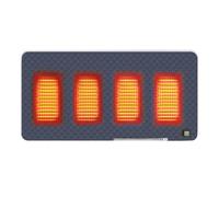 Heated Seat Pad - 3 Settings Electric Portable Cordless USB Heated Cushion Bleacher Pad, Soft and Design Provides Warmth and Comfort During Cold Weather, Suitable for Home, Office, Outdoor Cam