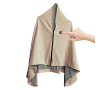 Heated Shawl Cordless 3 Gears Electric Thermal Shawl with Zipper