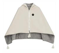 Heated Shawl, USB Powered Heating Zipper Blanket, 3-Level Safe Portable Heating Throw, 2-in-1 Portable Washable Wraps for Couch Bed Sofa Dorm Offices Apartment (Apricot)