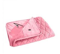 Heated Shawl, Wearable Heated Blanket USB Warmer Blankets Winter Shawl Heated Blanket Washable Thermal Body Thicker Heater Bed Machine(Pink)