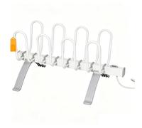 Heated Shoe Dryer Rack, 2-4 Pairs, Aluminium, 45-55°C | Constant Temperature, Low-noise Drying with Adjustable Racks for Sneakers, Boots and Other Wet Footwear