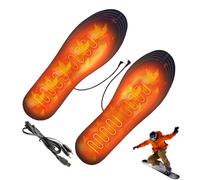 Heated Shoe Inserts - Electric Lightweight USB-Powered Foot Warmers | Winter Insoles For Men & Women | Ideal For Skiing, Hiking, Work, Fishing, Commuting & Outdoor Adventure